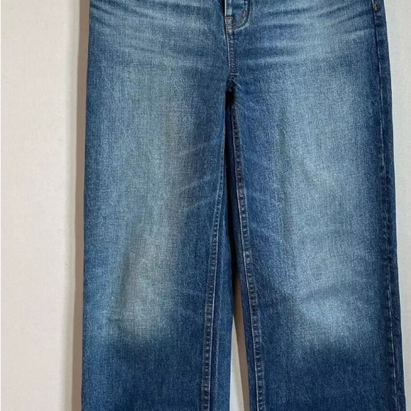 Madewell Jeans Women 23
Low Slung Baggy Loose Wide Leg Button Fly Casual Denim - Picture 8 of 8